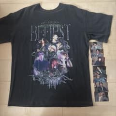 おまけ付き BE:FIRST FC限定 メンプロTシャツ Lサイズ トレカ - メルカリ