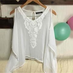 シフォンのカットソーのサムネイル