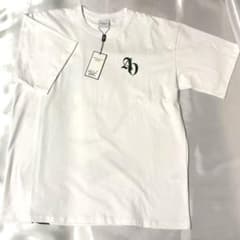 【新品タグ付】ADLV ロゴTシャツ 白 サイズ2（1mm小穴あり）