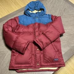 【着用数回】Patagonia フード付きダウンコート XXL 16-18Yのサムネイル