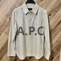 A.P.C. ドットストライプ セットアップ（シャツ＆スカート）／サイズ36 A.P.C. ドットストライプ セットアップ（シャツ＆スカート