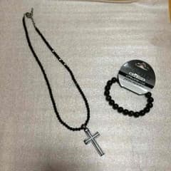 【新品、未使用】クロスネックレスとパワーストーン 2点セットのサムネイル