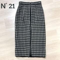 N°21 ヌメロヴェントゥーノ イタリア製 ギンガム チェック タイト