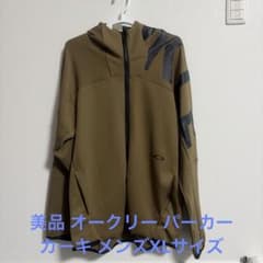 美品 OAKLEY パーカー カーキ メンズ XLサイズ