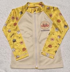 アンパンマン ラッシュガード イエロー上下セット 95cmのサムネイル
