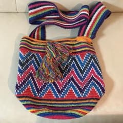 unique batik カラフルショルダーバッグのサムネイル