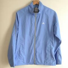 【美品】 adidas ウィンドブレーカー 水色