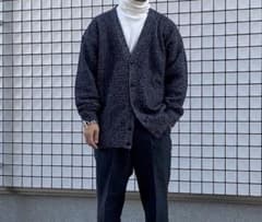 【珍品】NICENESS カーディガンCONNIE グレー 珍品】NICENESS カーディガンCONNIE グレー - メルカリ