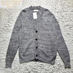 新品タグ付】ユナイテッドアローズ カーディガン L グレー 奥山 