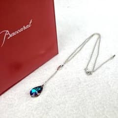 ▽極美品▽バカラ プシデリック スカラベブルー ネックレス SV925 箱