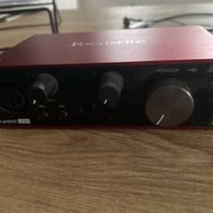 Focusrite Scarlett Soloオーディオインターフェイスジャンク