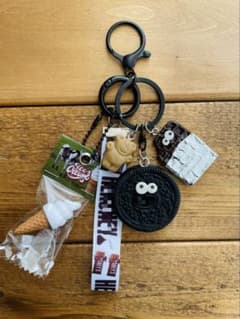 じゃらじゃらキーホルダー47 黒ブラック アイスくま板チョコオレオ風