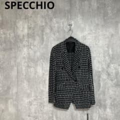 新品 SPECCHIO シャトルプリーツダブルテーラードジャケット 40 - メルカリ