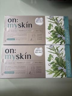 【新品未使用】on: myskin ハーブピーリングシートマスク 8枚入り×2箱 on:myskin ハーブピーリング フェイスマスク 8本入り - メルカリ