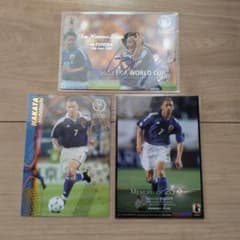 サッカーワールドカップドイツ大会出場記念 中田英寿直筆サイン入りサッカーボール ワールドカップ 日本代表 中田英寿 記念カードセット トレカ 直筆