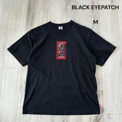 ブラックアイパッチ ラインストーン Tシャツ 黒 M 取扱注意 バック