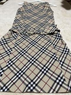 BURBERRY BLUE LABEL チェック柄 ノースリーブワンピース - メルカリ