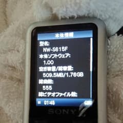 ソニーウォークマン

NW−S615F 2GBのサムネイル