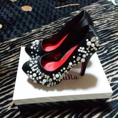 ♥DaTuRa♥ビジューヒール♥新品未使用♥のサムネイル
