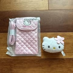ハローキティ ミニショルダー ピンク キルティングのサムネイル