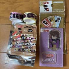 名探偵コナン　ダイソー　マスキングテープ２個 アクリルスタンド　灰原哀　3セット