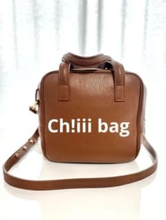 Ch!iiibag レザー ショルダーバッグ ブラウンのサムネイル