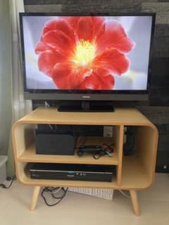 ちゅも 廃番 ベルメゾン 曲木 テレビボード ちゅも様専用 廃番 ベルメゾン 曲木 テレビボード - メルカリ