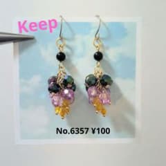 6357 ハンドメイドピアス☆ - メルカリ