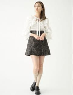 美品　SNIDELのハイウエストスカショーパンのサムネイル