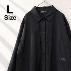 週末限定SALE‼️極美品✨ アークテリクス シマ シャツ L 黒 ユニ 