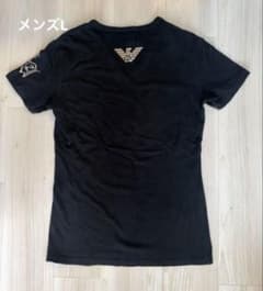 EMPORIO ARMANI Vネック Tシャツ ラインストーン Lのサムネイル