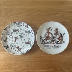 미키 마우스 90주년 플레이트 2장 세트
