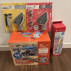 アイリスオーヤマ スチームクリーナー コンパクトタイプ＋クリーナー 3点セット！のサムネイル