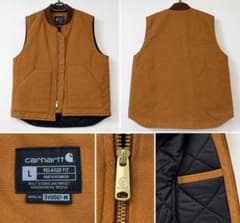 Carhartt ブラウン ダウンベスト Mサイズ Carhartt ダウンベスト ブラウン Lサイズ - メルカリ
