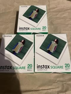FUJIFILM instax SQUARE インスタントフィルム 20枚　3個のサムネイル