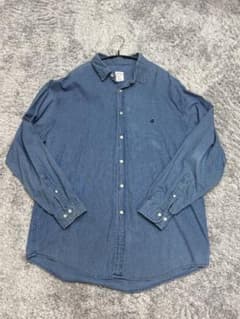 Brooks Brothers346オックスフォードシャツL ブルーストライプのサムネイル