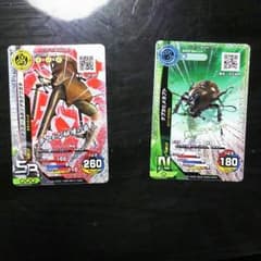 テッカ忍様専用 ムシキングカード2枚セットのサムネイル