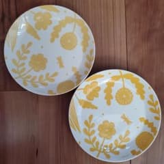 美品 鹿児島睦 ラフルール La fleur プレート 2枚 陶器 皿 - メルカリ