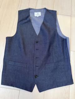 BEAMS HEART ベスト ネイビー サイズ48のサムネイル