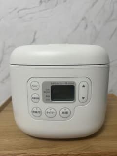 無印良品 炊飯器 3合 MJ-RC3A2 動作確認済み 一人暮らし向け - メルカリ