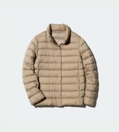 UNIQLO ユニクロ ウルトラライトダウンジャケット ベージュ Lのサムネイル