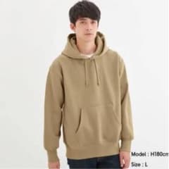 【GU】ジーユー ヘビーウェイトビッグスウェットパーカー Mのサムネイル