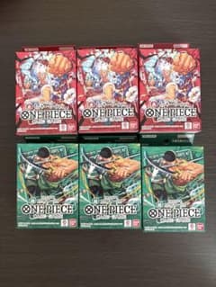 ワンピースカードゲーム スタートデッキ ルフィ ゾロ 計6個セット