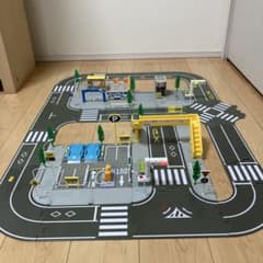 トミカタウン 洗車場 交番 駐車場 信号機×2 歩道橋 つながる道路 トミカタウン 洗車場 交番 駐車場 信号機×2 歩道橋 つながる道路