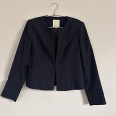 B:MING by BEAMS ノーカラージャケット ネイビー 0サイズのサムネイル