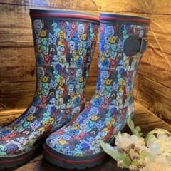 【最終値下】BOBS for dog かわいい犬のレインブーツ美品のサムネイル