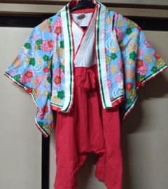 ひな祭り　袴ロンパース　おんなの子　ベビー、キッズ　売切値段のサムネイル