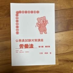 公務員試験　労働法　テキストのサムネイル