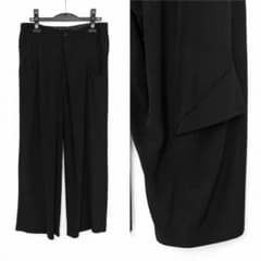 25ss ヨウジヤマモト　めくれシルクパンツ　プールオム 25ss ヨウジヤマモト めくれシルクパンツ プールオム - メルカリ