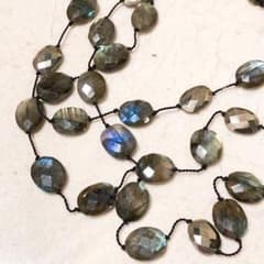 クークロワッサン　￼マーゴモリソン ラブラドライト￼ロングネックレス クークロワッサン ￼マーゴモリソン ラブラドライト￼ロングネックレス